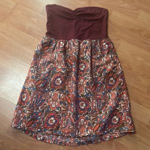 Strapless Roxy dress
